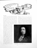 Antique Old Print Art Notes Samuel Pepys To Epsom Figurine GroupPages 1926