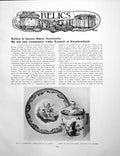 Original Old Vintage Print Relics Queen Mary Antoinette CompotierPages 1926