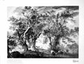Old Vintage Print Landscape With Cattle By George Robertson In V&A 1926 20th