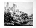 Antique Old Print Durham Cathedral By John Pearson In Victoria & Albert 1926