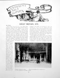 Old Print Notes Basilica Maxentius Rome W Walcot Writing CasePages 1926