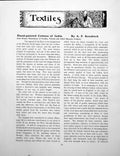 Old Vintage Print Hand-Painted Cottons India Chateau BorelyPages 1926