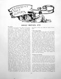 Antique Print Notes Glass Goblet Passing John Sargent CostumePages 1926
