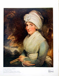 Antique Print Sarah Siddons, Actress By Gilbert Stuart White Hat Sash 1926 20th