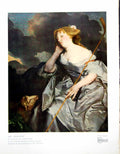 Original Old Vintage Print Mrs Middleton By Nicolas De Largilliere Sheep 1926