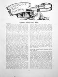 Old Print Art Notes Pistyll-Y-Caen Richard Wilson Paris ItalyPages 1927