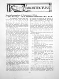 Antique Print Wren'S Restoration Westminster Abbey I DrawingsPages 1927