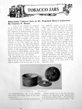 Old Print Base-Metal Tobacco Jars In Mr Reginald Myer'S CollPages 1927