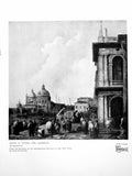 Antique Print Scene In Venice The Piazzetta By Canaletto People Boats 1927 20th
