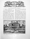 Old Vintage Print Villa Borghese Rome Venus And Cupids NotesPages 1928