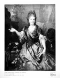 Antique Print Marie Marguerite Lambert De Thorigny By N De Largilliere 1928
