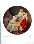 Antique Old Print Lady Easy'S Steinkerk The Careless Husband F Wheatley 1928