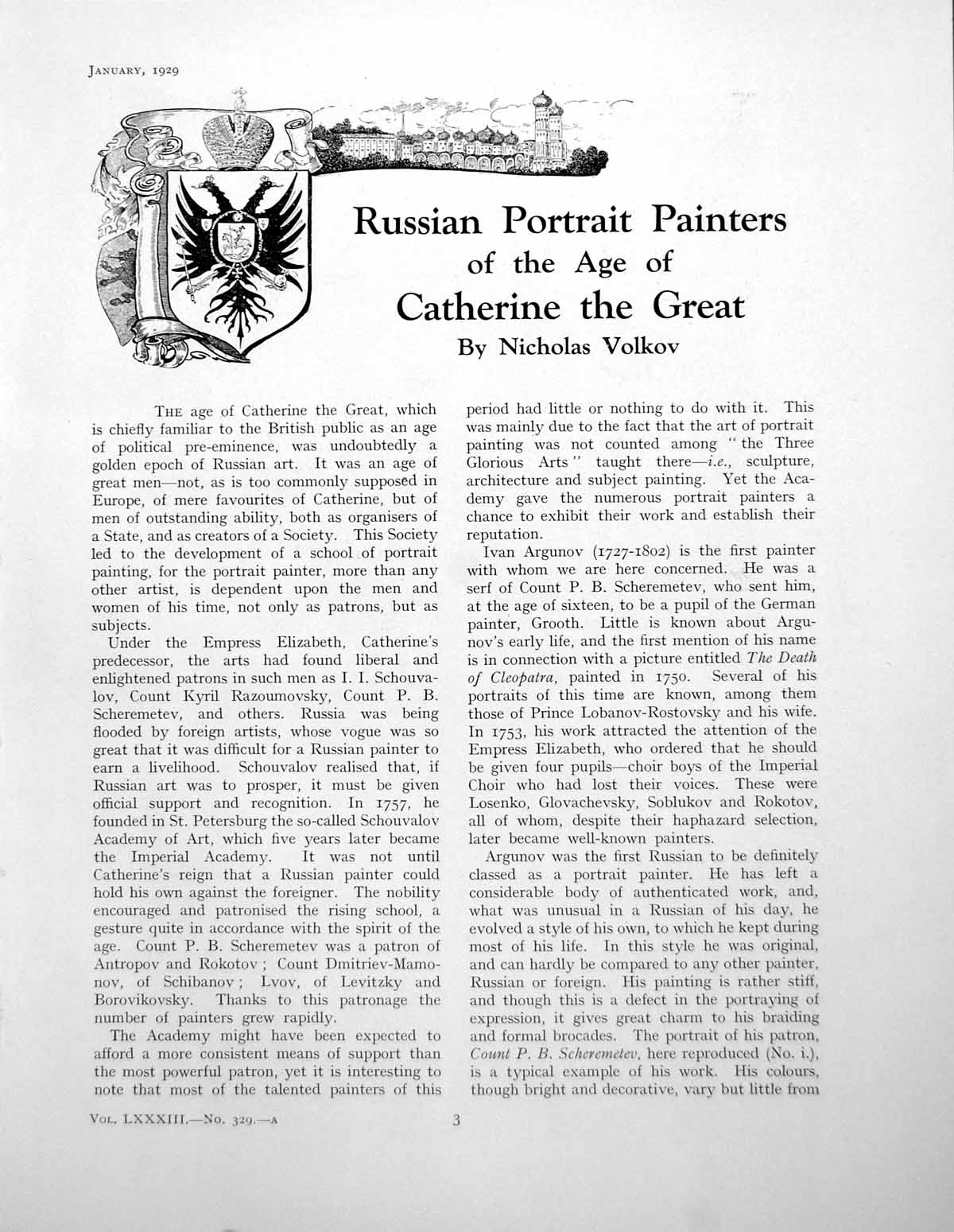 Antique Print Russian Portrait Painters Age Catherine The GreatPages 192