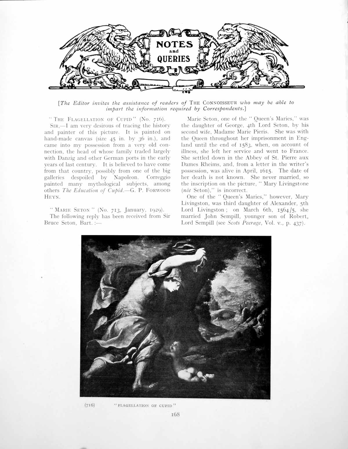 Old Print Queries Flagellation Cupid Unidentified PortraitsPages 1929