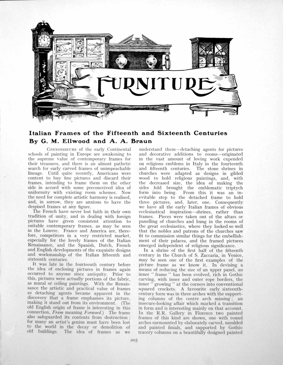 Antique Print Italian Frames Fifteenth And Sixteenth CenturiesPages 1929