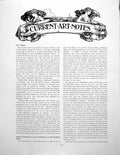 Old Print Art Notes Steeple Cup Cover Pair Fire Dogs CaudlePages 1929