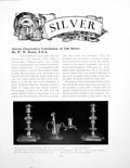 Original Old Vintage Print Queen Charlotte'S Exhibition SilverPages 1929