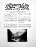 Antique Old Print Queries Unidentified Landscape Portrait A ManPage 1929