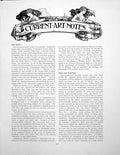 Antique Print Art Notes Dover Harbour Wilson Steer Wrotham JugPages 1929