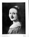 Old Vintage Print Head A Young Girl Jan Vermeer Delft Sw Mellon Coll 1929 20th
