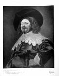 Antique Old Print Claes Duyst Van Voorhout By Frans Hals Coll Js Bache 1929