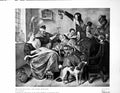 Antique Old Print The Folk Sing The Young Folk Pipe By Jan Steen Dutch 1929