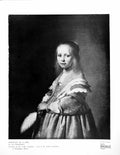 Old Print Portrait A Girl By Jan Verspronck Lent To Dutch Exhibition 1929 20th