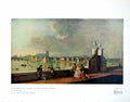 Old Vintage Print View From The Terrace Somerset House Paul Sandby 1929 20th