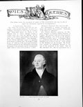 Antique Old Print Notes Polychrome Bust Queen Victoria J HamiltonPages 1930