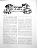 Antique Print Art Notes Portrait A Man Rosselli Master MichaelPages 1930