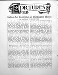 Old Italian Art Exhibition At Burlington House St JeromePages 1930