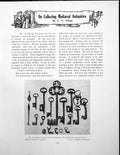 Antique Old Print On Collecting Mediaeval s Keys Knives SpursPages 1930