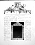 Antique Print Notes Queries Ivory Mirror From Chartley CastlePages 1930