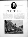 Antique Old Print Notes Prodigal Son Leaves Home Coignet PovertyPages 1930