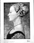 Old Vintage Print Portrait A Lady Antonio Pollaiuolo Lent Exhibition 1930 20th
