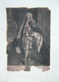 Original Old Antique Print Large Portrait Cavendish Marquis Hartlington