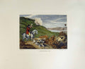 Original Old Antique Print Restrike Grouse Shooting Howitt 1798 H/C 18th