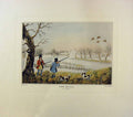 Original Old Antique Print Restrike Snipe Shooting By Havell Uxbridge C 19th