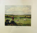 Original Old Antique Print Restrike Shooting *2 Game Found By Wolstenholme