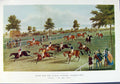Antique Print Restrike Vexation False Start St Ledger Stakes 1836 Free Ship