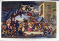 Original Old Antique Print Restrike An Holland Smock By Hogarth ? Free Ship