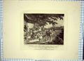 Original Old Antique Print Restrike Fox Hunting The Going Out 1800 Morland Bell