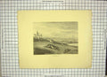 Original Old Antique Print Restrike Hare Coursing 1799 By Howitt 18th Century