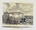 Antique Old Print Restrike View Highgate Road 1830 Stagecoach Pollard Large