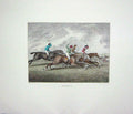 Original Old Antique Print SetRacing Howitt 1799 H/C