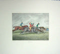 Original Old Antique Print SetRacing Howitt 1799 H/C