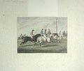 Original Old Antique Print Ref.854 SetRacing S Howitt 1799 H/C