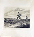 Original Old Antique Print Partridge Shooting Alken Bentley C1835 19th Century