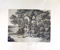 Original Old Antique Print Restrike Shooting Refreshing Sutherland Wolstenholme