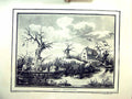 Original Old Antique Print Ref.849 Duck Shooting Morland Ronlandson C1790